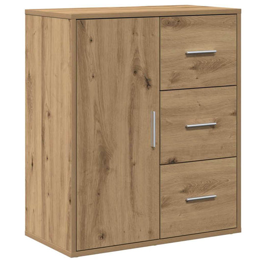 Sideboard Eiche handwerklich 60 x 31 x 70 cm Holzwerkstoff