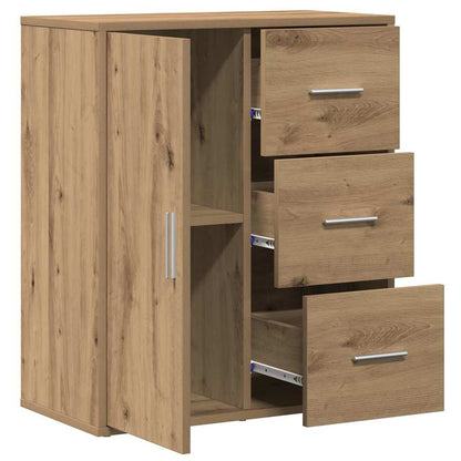 Sideboard Eiche handwerklich 60 x 31 x 70 cm Holzwerkstoff