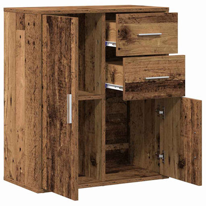 Sideboard mit Schubladen Altholz 60 x 31 x 70 cm Holzwerkstoff