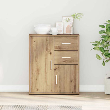 Sideboard Eiche handwerklich 60 x 31 x 70 cm Holzwerkstoff