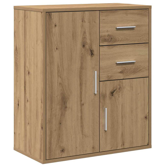 Sideboard Eiche handwerklich 60 x 31 x 70 cm Holzwerkstoff