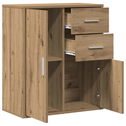 Sideboard Eiche handwerklich 60 x 31 x 70 cm Holzwerkstoff