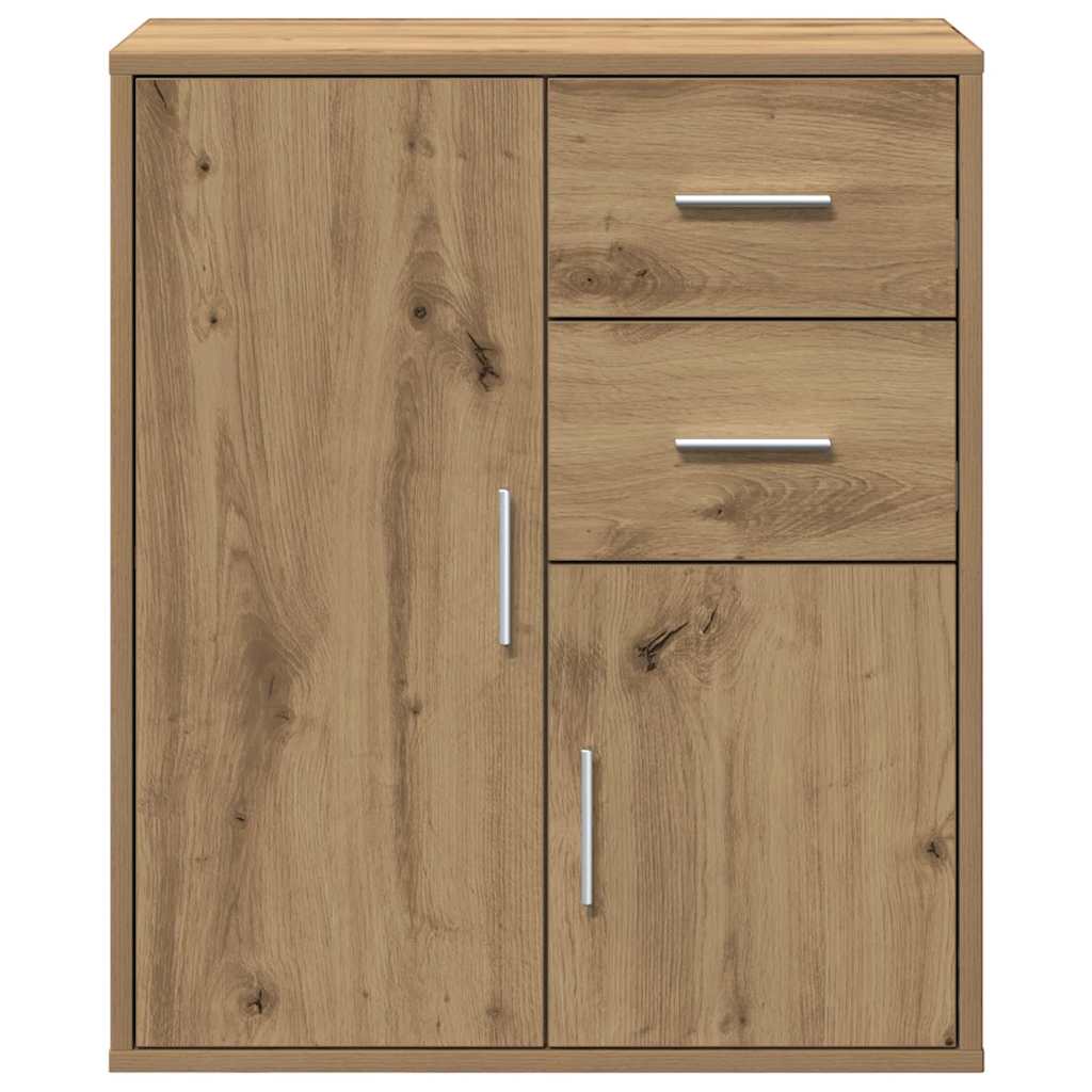 Sideboard Eiche handwerklich 60 x 31 x 70 cm Holzwerkstoff