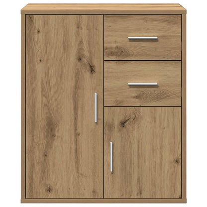 Sideboard Eiche handwerklich 60 x 31 x 70 cm Holzwerkstoff