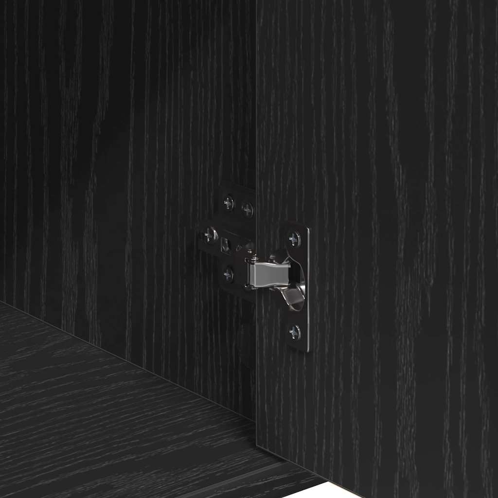 Sideboard Schwarze Eiche 60 x 31 x 70 cm Holzwerkstoff