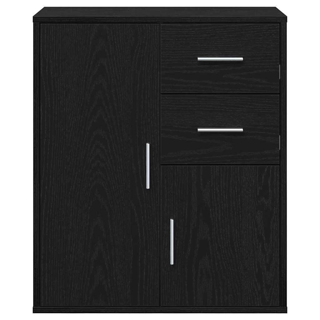Sideboard Schwarze Eiche 60 x 31 x 70 cm Holzwerkstoff