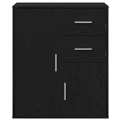 Sideboard Schwarze Eiche 60 x 31 x 70 cm Holzwerkstoff