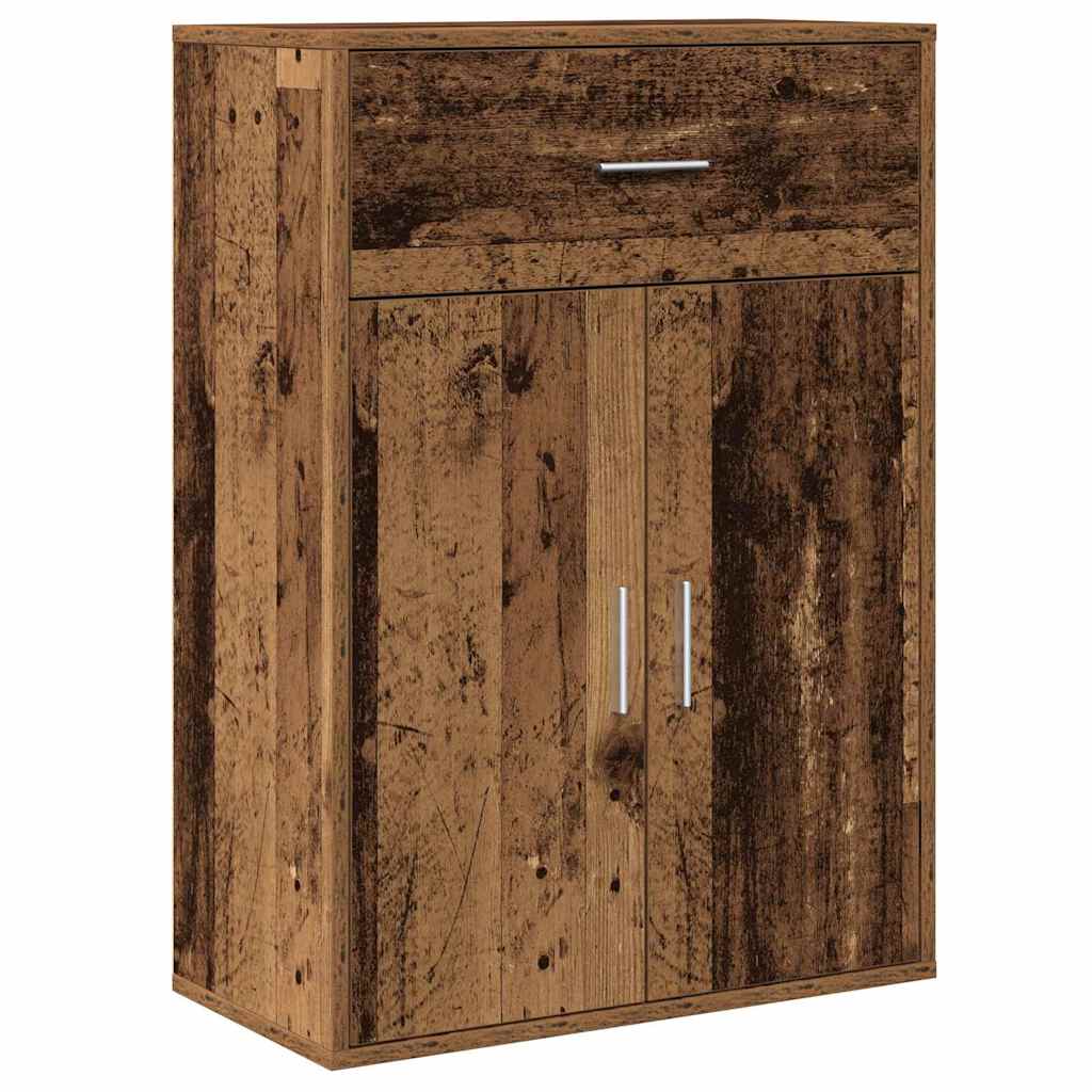 Sideboard mit Schubladen Altholz 79 x 38 x 80 cm Holzwerkstoff
