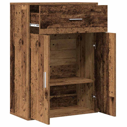 Sideboard mit Schubladen Altholz 79 x 38 x 80 cm Holzwerkstoff