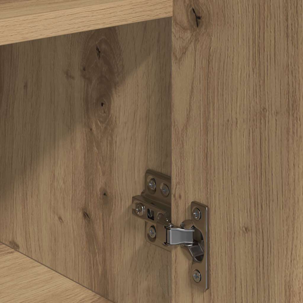 Sideboard Eiche handwerklich 79 x 38 x 80 cm Holzwerkstoff