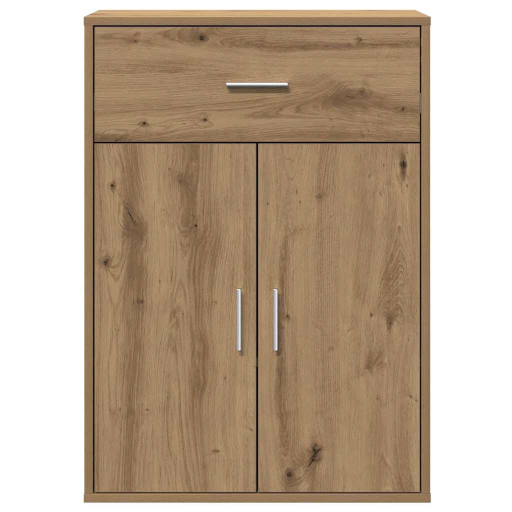 Sideboard Eiche handwerklich 79 x 38 x 80 cm Holzwerkstoff