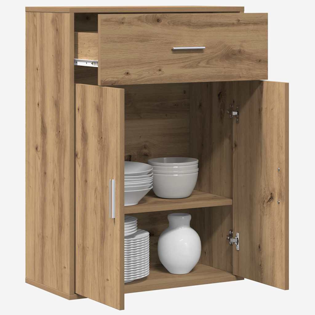Sideboard Eiche handwerklich 79 x 38 x 80 cm Holzwerkstoff