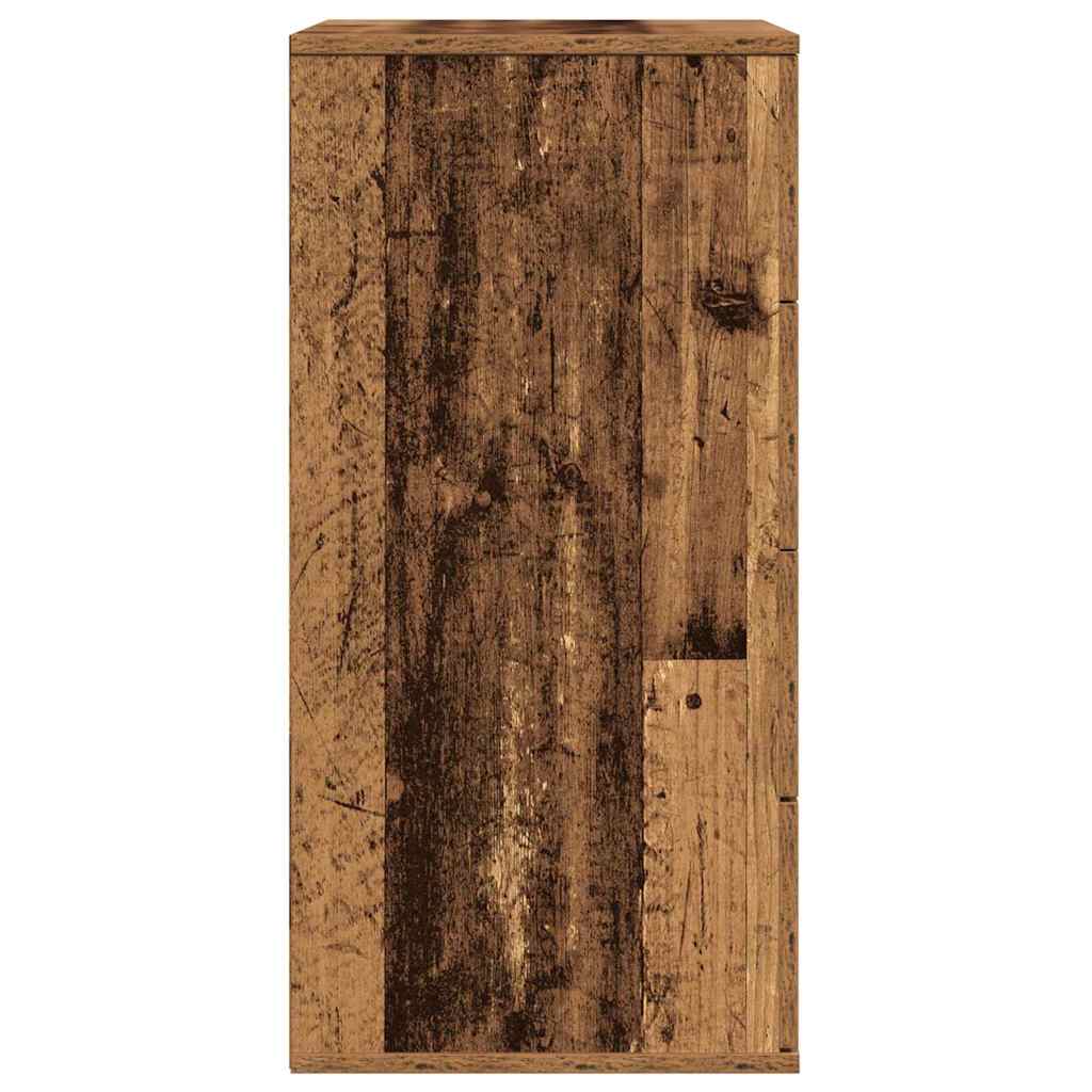 Sideboard mit Schubladen Altholz 60 x 39 x 80 cm Holzwerkstoff