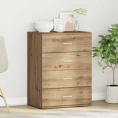 Sideboard Eiche handwerklich 60 x 39 x 80 cm Holzwerkstoff