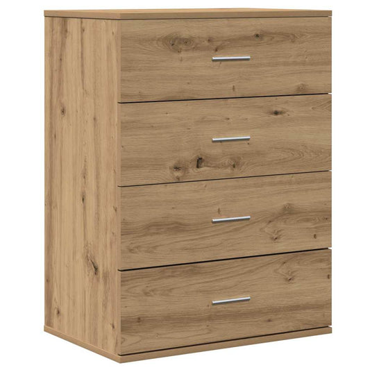 Sideboard Eiche handwerklich 60 x 39 x 80 cm Holzwerkstoff