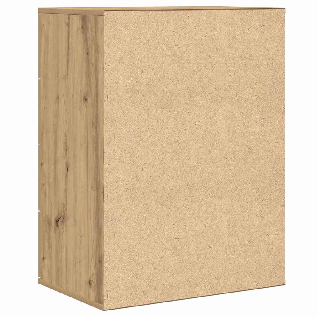 Sideboard Eiche handwerklich 60 x 39 x 80 cm Holzwerkstoff