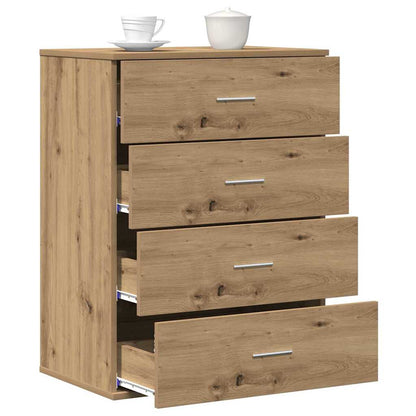 Sideboard Eiche handwerklich 60 x 39 x 80 cm Holzwerkstoff