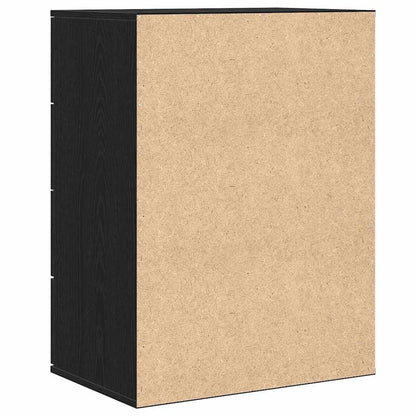 Sideboard Schwarze Eiche 60 x 39 x 80 cm Holzwerkstoff