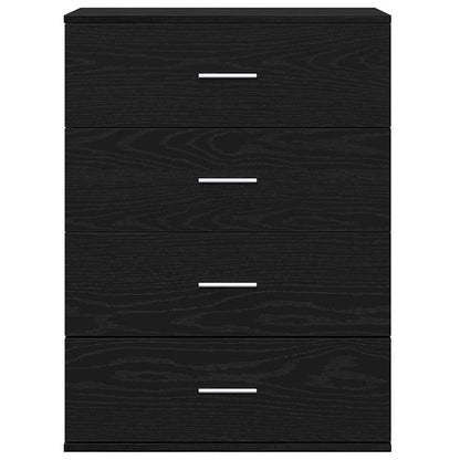 Sideboard Schwarze Eiche 60 x 39 x 80 cm Holzwerkstoff