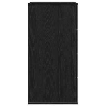 Sideboard Schwarze Eiche 60 x 39 x 80 cm Holzwerkstoff