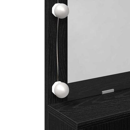 Schminktisch Schwarze Eiche 80 x 41 x 134,5 cm Holzwerkstoff