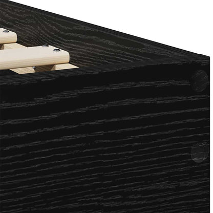 Bettgestell Schwarze Eiche 75 x 190 cm Holzwerkstoff