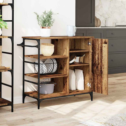 Küchentrolley Altholz 87.5 x 38.5 x 84.5 cm Holzwerkstoff