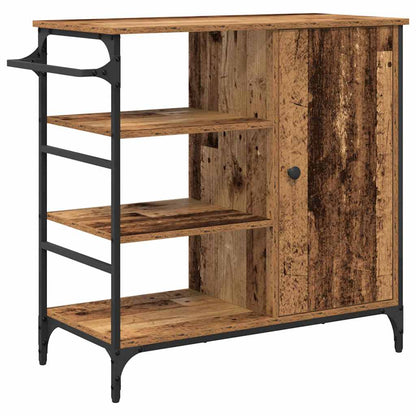 Küchentrolley Altholz 87.5 x 38.5 x 84.5 cm Holzwerkstoff