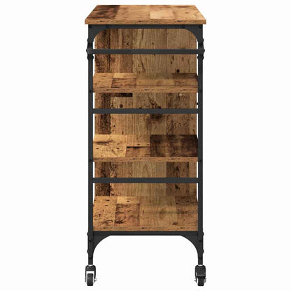 Küchentrolley Altholz 87.5 x 38.5 x 84.5 cm Holzwerkstoff