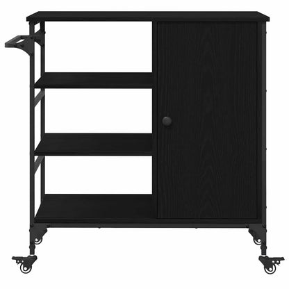 Küchentrolley Schwarze Eiche 87.5 x 38.5 x 84.5 cm