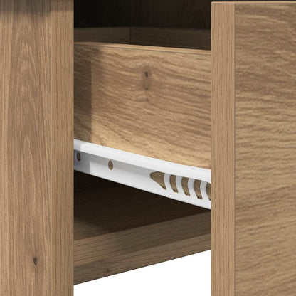 Schminktisch Eiche handwerklich 100 x 45 x 76 cm Holzwerkstoff