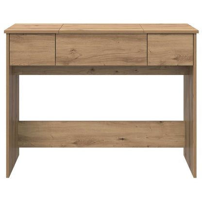 Schminktisch Eiche handwerklich 100 x 45 x 76 cm Holzwerkstoff