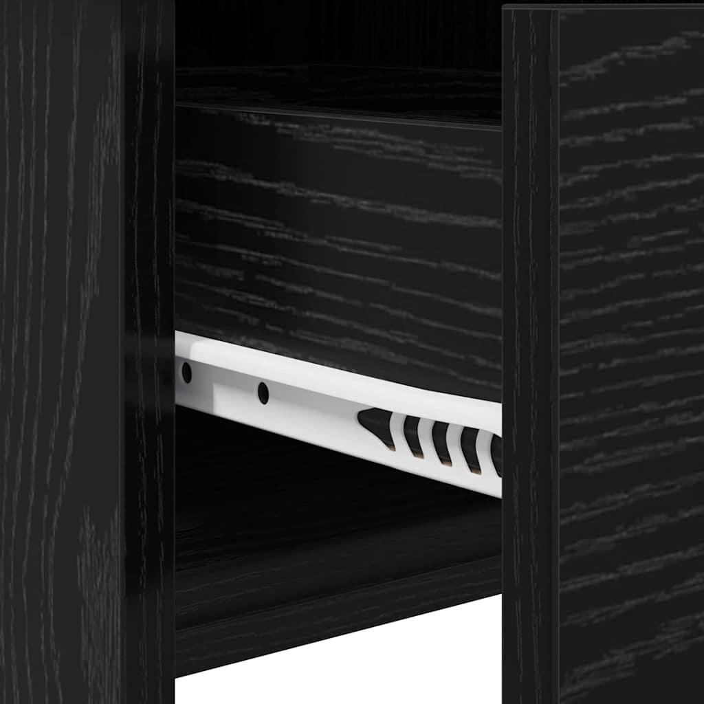 Schminktisch Schwarze Eiche 100 x 45 x 76 cm Holzwerkstoff