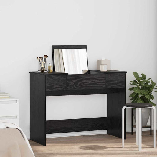 Schminktisch Schwarze Eiche 100 x 45 x 76 cm Holzwerkstoff