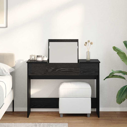 Schminktisch Schwarze Eiche 100 x 45 x 76 cm Holzwerkstoff