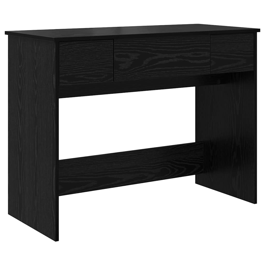 Schminktisch Schwarze Eiche 100 x 45 x 76 cm Holzwerkstoff