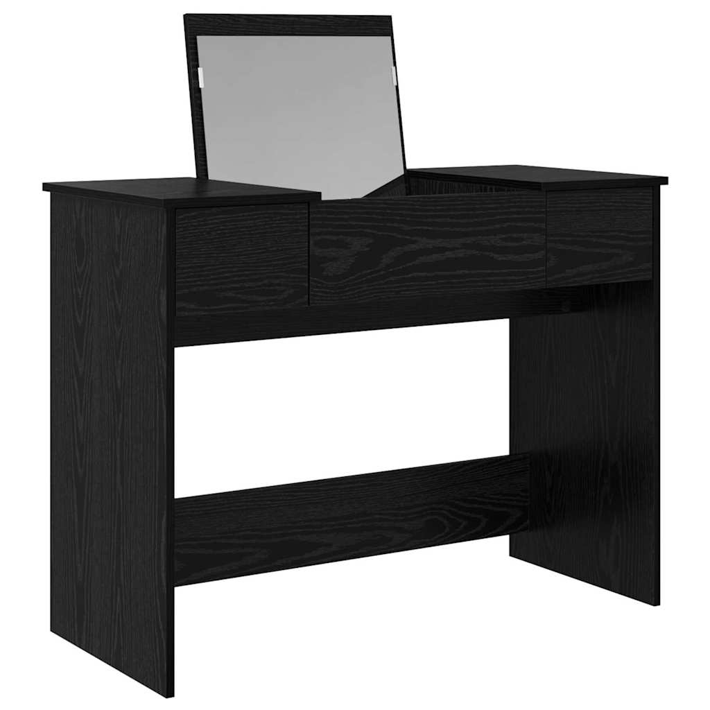 Schminktisch Schwarze Eiche 100 x 45 x 76 cm Holzwerkstoff