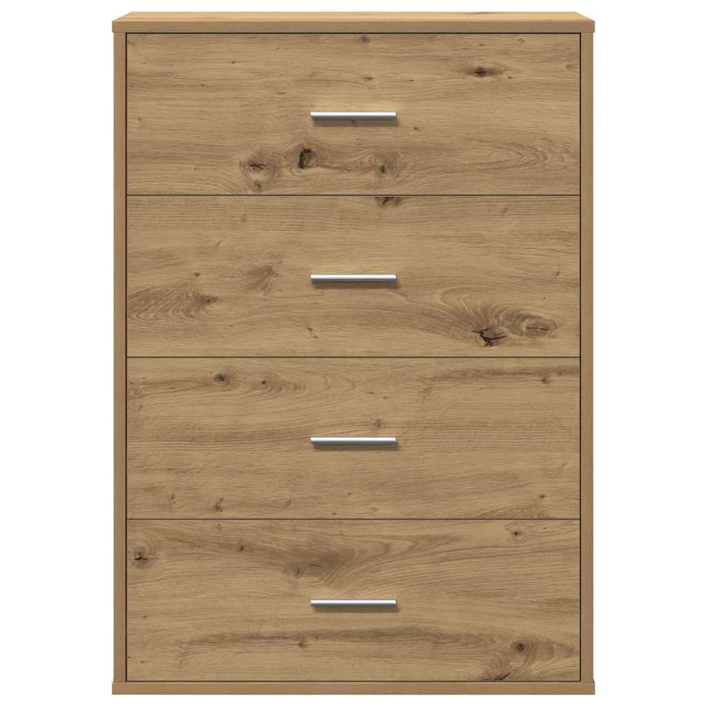 Sideboard Eiche handwerklich 60 x 31 x 84 cm Holzwerkstoff