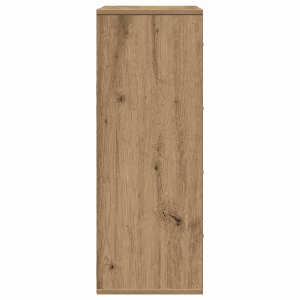 Sideboard Eiche handwerklich 60 x 31 x 84 cm Holzwerkstoff