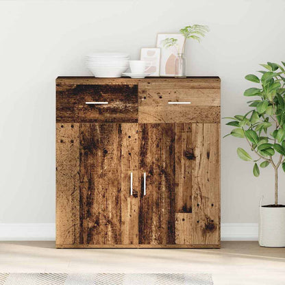 Sideboard mit Schubladen Altholz 79 x 38 x 80 cm Holzwerkstoff