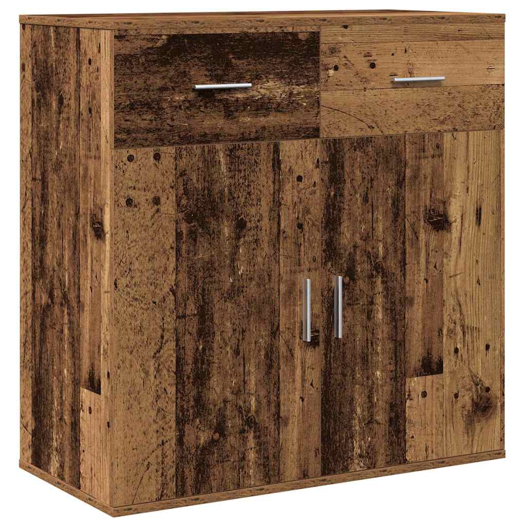 Sideboard mit Schubladen Altholz 79 x 38 x 80 cm Holzwerkstoff