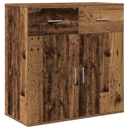 Sideboard mit Schubladen Altholz 79 x 38 x 80 cm Holzwerkstoff