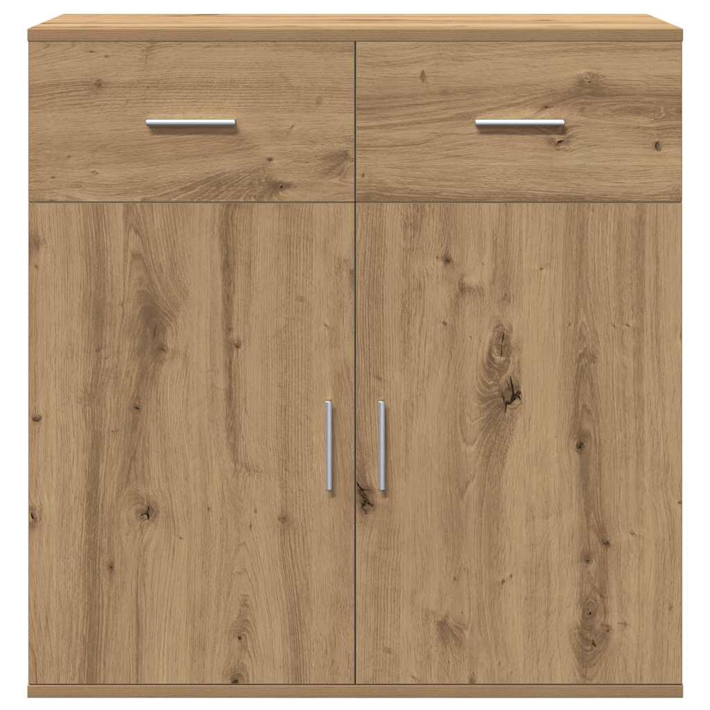 Sideboard Eiche handwerklich 79 x 38 x 80 cm Holzwerkstoff
