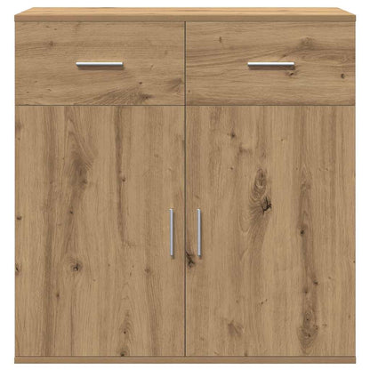 Sideboard Eiche handwerklich 79 x 38 x 80 cm Holzwerkstoff