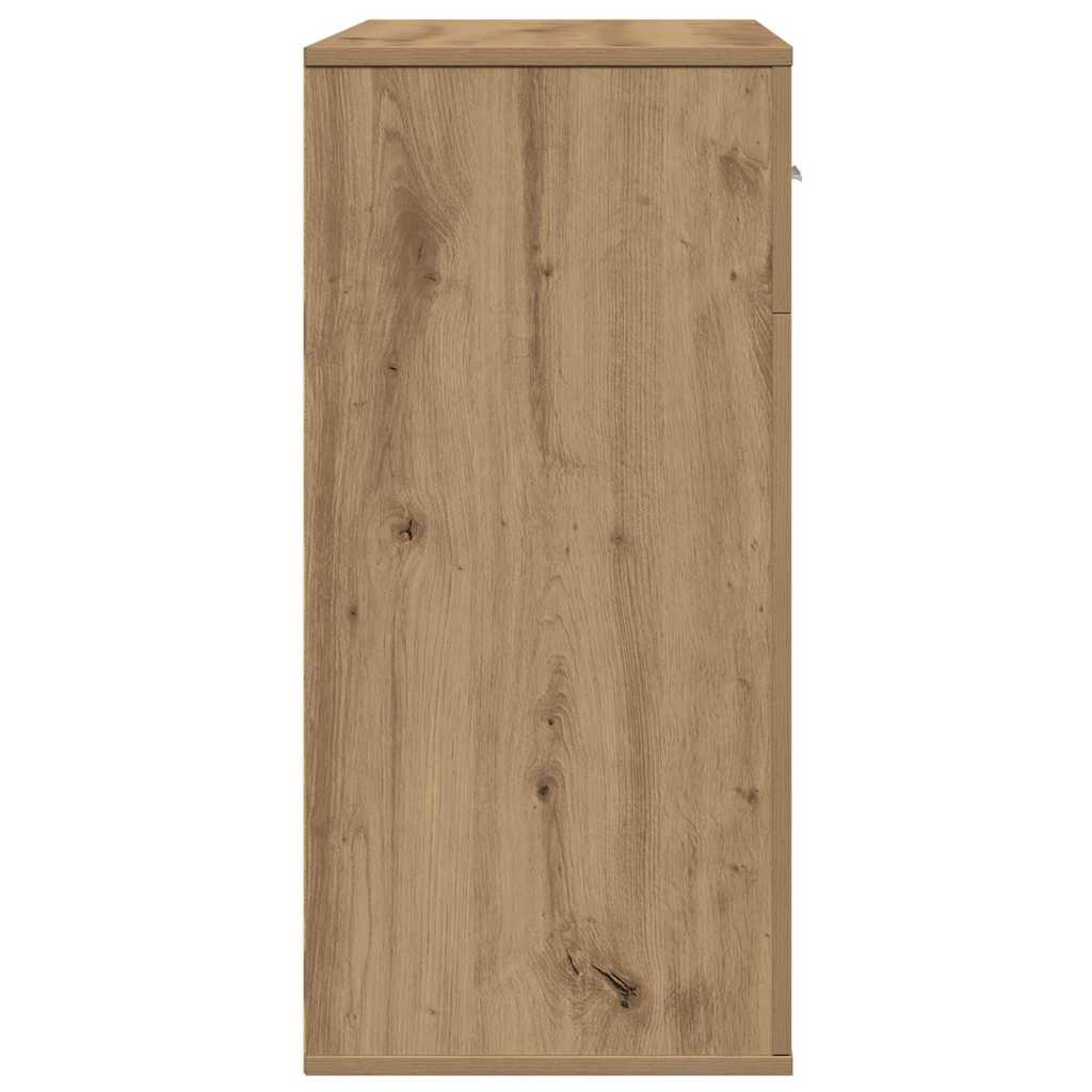 Sideboard Eiche handwerklich 79 x 38 x 80 cm Holzwerkstoff