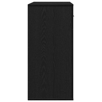 Sideboard Schwarze Eiche 79 x 38 x 80 cm Holzwerkstoff