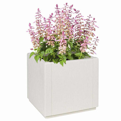 Gartenblumentopf Weiß 36 x 36 x 35 cm Polypropylen