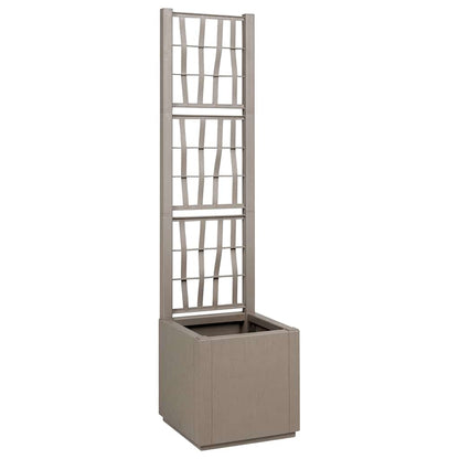 Gartenblumentopf Grau 36 x 36 x 140 cm Polypropylen