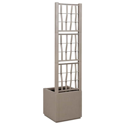 Gartenblumentopf Grau 36 x 36 x 140 cm Polypropylen