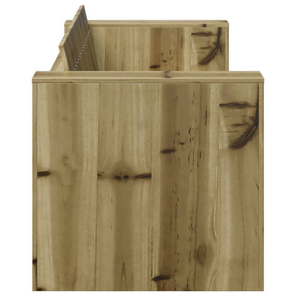 Gartensofa Grün 134 x 60 x 62 cm Imprägniertes Kiefernholz